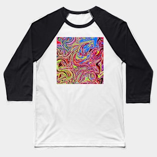 psychedelic liquid acid Baseball T-Shirt